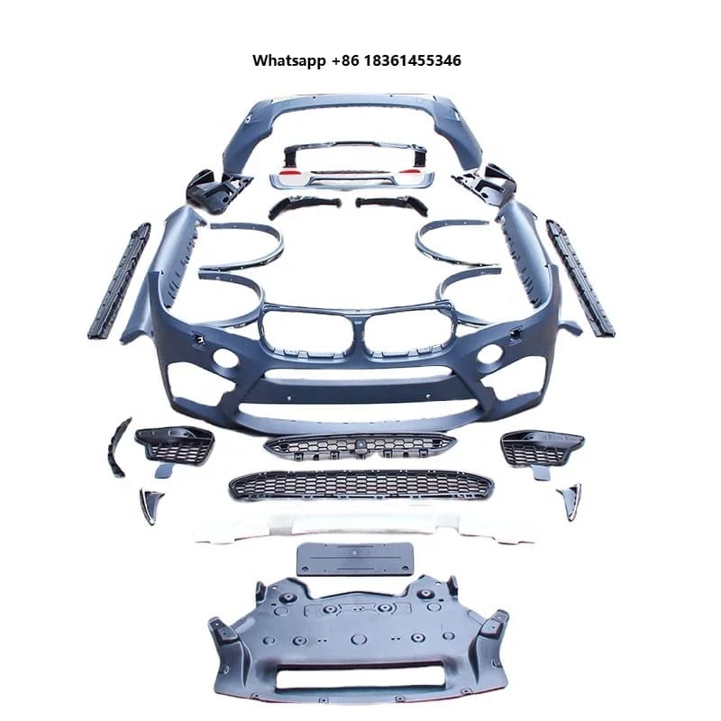 For X5 F15 Upgraded Body Kits STLF Car Conversion Facelift Bumper X5 Front and Rear Bumper Kit