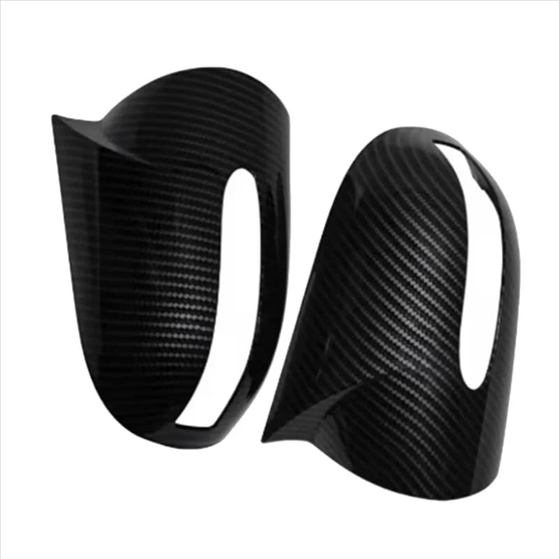 Firmly Car Rear View Mirror Cover Side Mirror Shell Carbon Fiber Trim For Mercedes-Benz E C-Class W211 W203 2001-2007