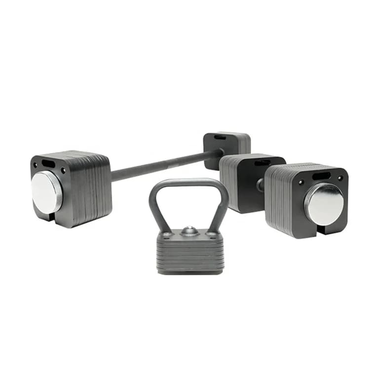 36KG 24KG 50LB 80LB  Quick Adjustment Dumbbell3 in 1 Detachable Square Set for Home