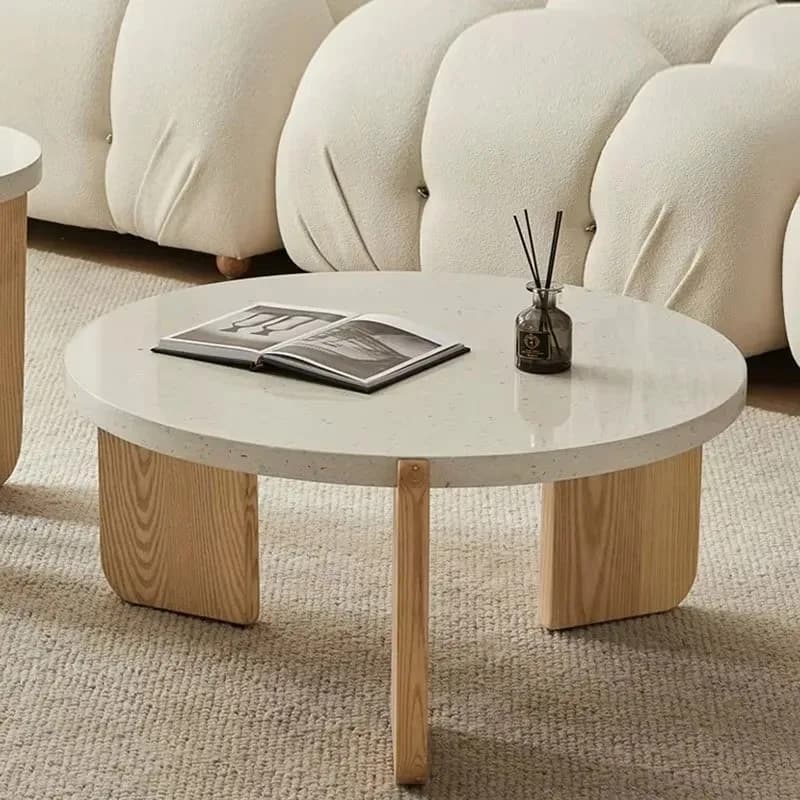 Round Nordic Coffee Tables Modern Simple Living Room Glam Luxury Coffee Table Minimalist Unique Meubles Lounge Suite Furniture