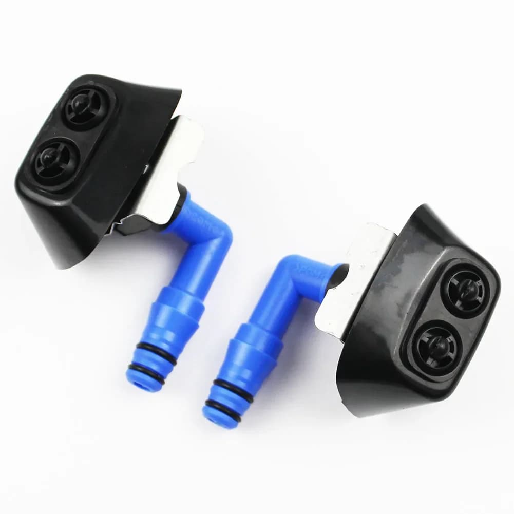 Pair Front Left Right Bumper Headlamp Headlight Washer Sprayer Nozzle Jet & Clip for Saab 9-3 93 2003-2012 12803972 128039723