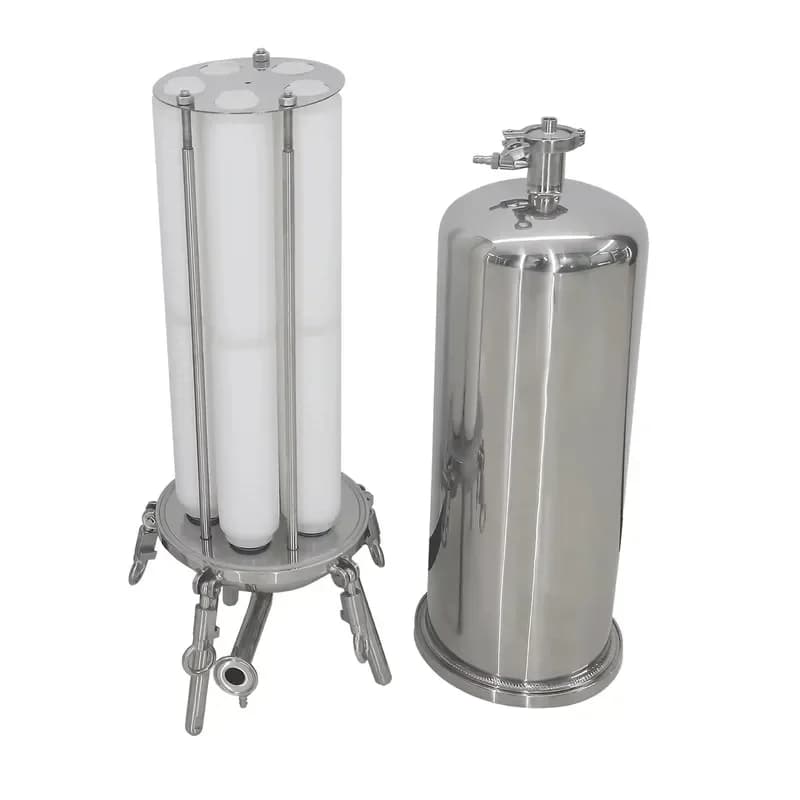 China Stainless Steel Cartridge Filter Housing Manufacturer SS Multi Cartridge Filter Housing for Chemical Industry