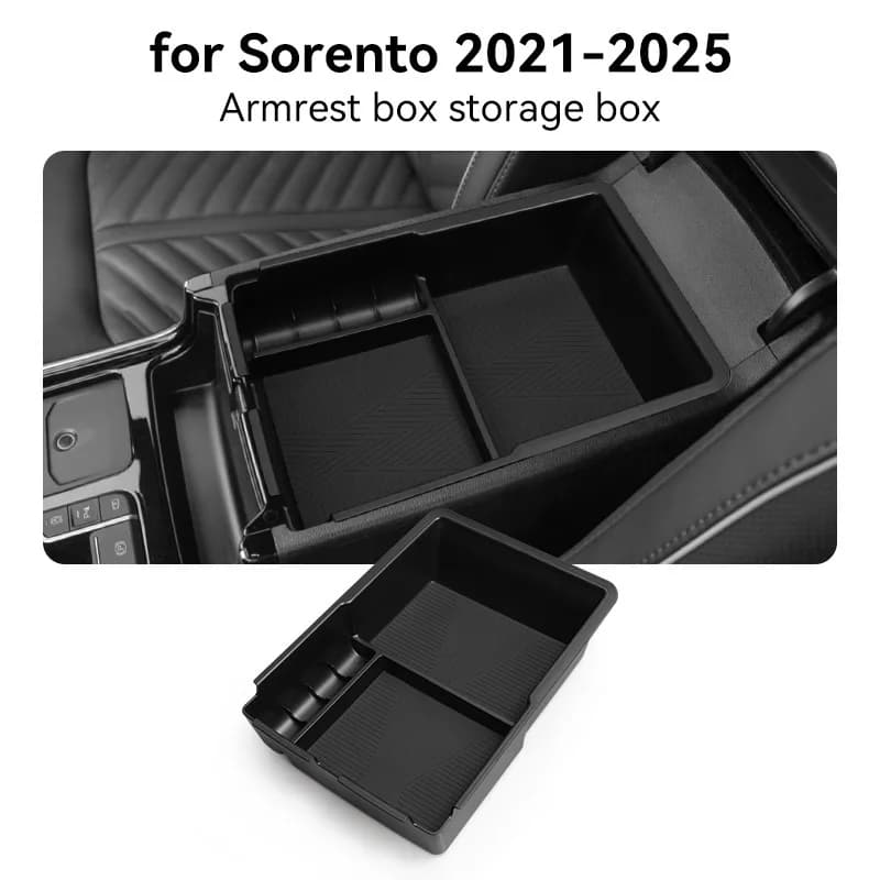 For 21-25 Sorento central control armrest box, storage box, car storage box