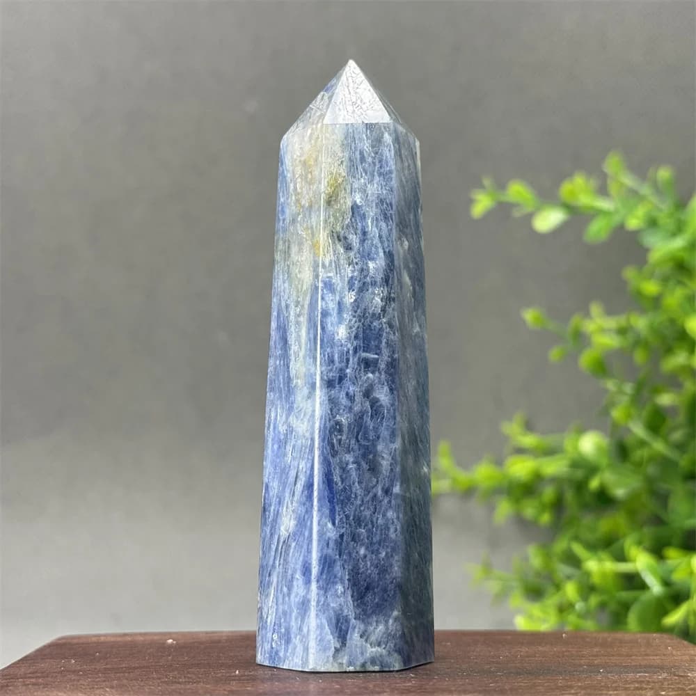 Natural Kyanite Obelisk Aura Beauty Gemstone Crystal Wand Reiki Healing Witchcraft Meditation Home Decor Feng Shui Gift