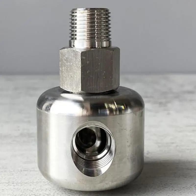 3/8 Inch NPT Stainless Steel Swivel Joints Fitting 90 Degree Rotary Union High Pressure Washer Spare Parts