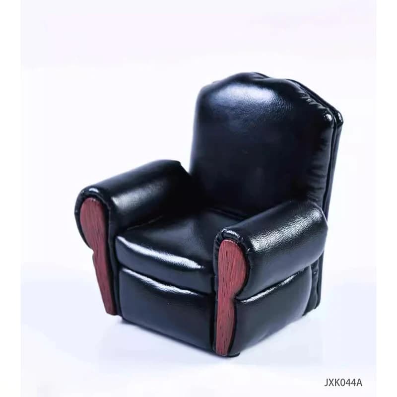 1/12 Resin Single Sofa Model Doll House Furniture Micromodel Tabletop Decoration Children Gift