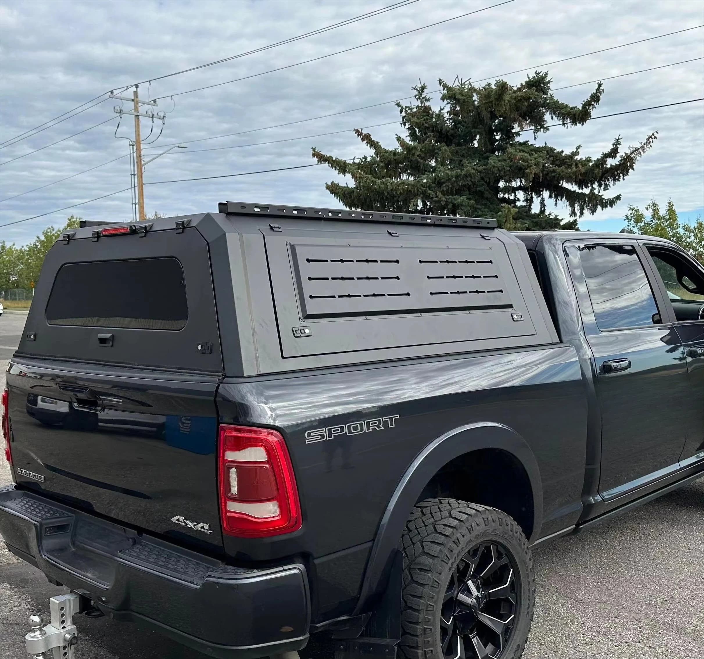 Custom-fit Pickup Hardtop Canopy for Dodge Ram 1500 Topper Camper Durable Waterproof Truck Bed Topper Cap Ford Ranger