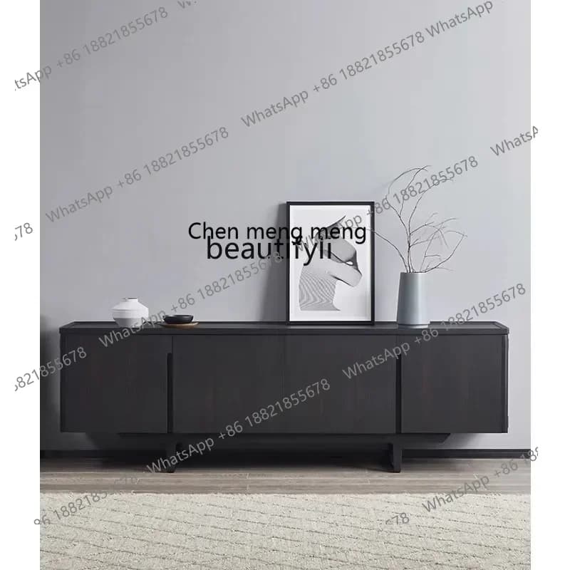 B178 High-end customized Italian modern living room storage cabinet Nordic solid wood dining side cabinet2936