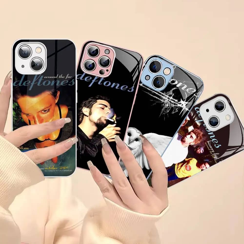 Alternative Metal Deftones Band Tempered Glass For Iphone 14 13 12 11 Pro Mini XS MAX 14Plus X XS XR Cover