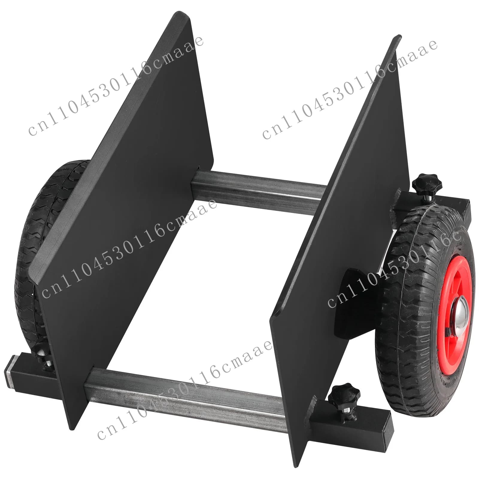 600lbs Panel Slab Dolly Terrain Moving Cart with Pneumatic Wheels Adjustable Clamp for Drywall Sheet Material Handling