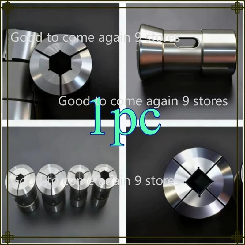 173E CNC Lathe Forward Push Out Spring Collet Chuck E173 DIN 6343 F48 Dead Length Clamping Round Square Hexagon Hole Quartet