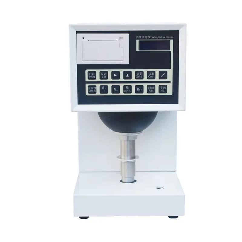 Digital Fluorescent Whitening Tester Textile Flour Powder Paper Whiteness Meter Paper Whiteness Tester