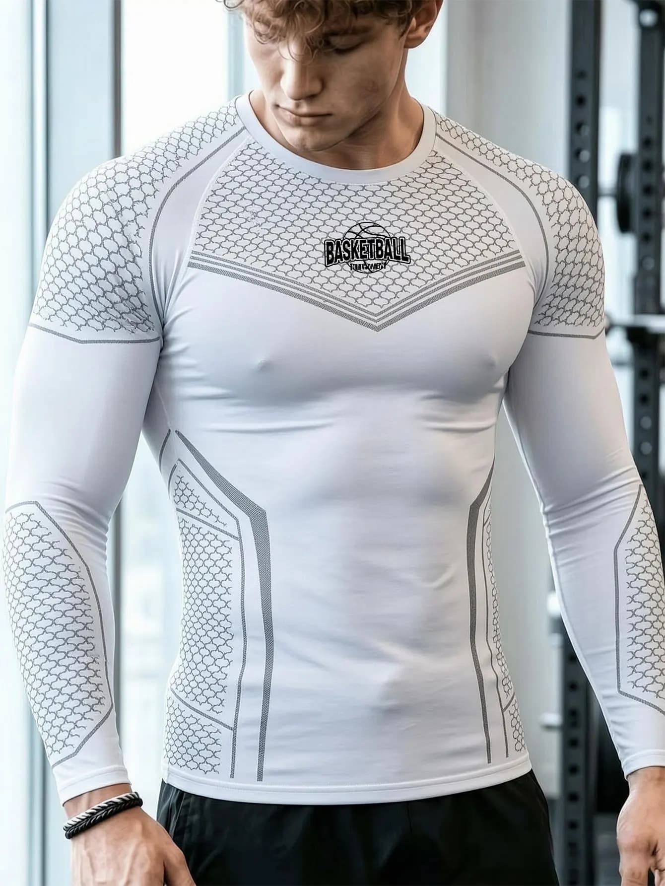 Man Running Compression T-shirt Short Sleeve Sport Tees Gym Fitness Sweatshirt Male Jogging Tracksuit Homme Athletic Shirt Tops