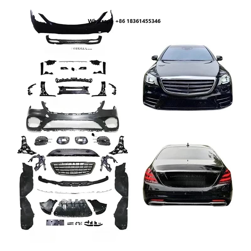 For 2013-2018 Car Upgrade Kit 2019  Sport Body Including Front Rear Headlights Taillights Fog Hot selling