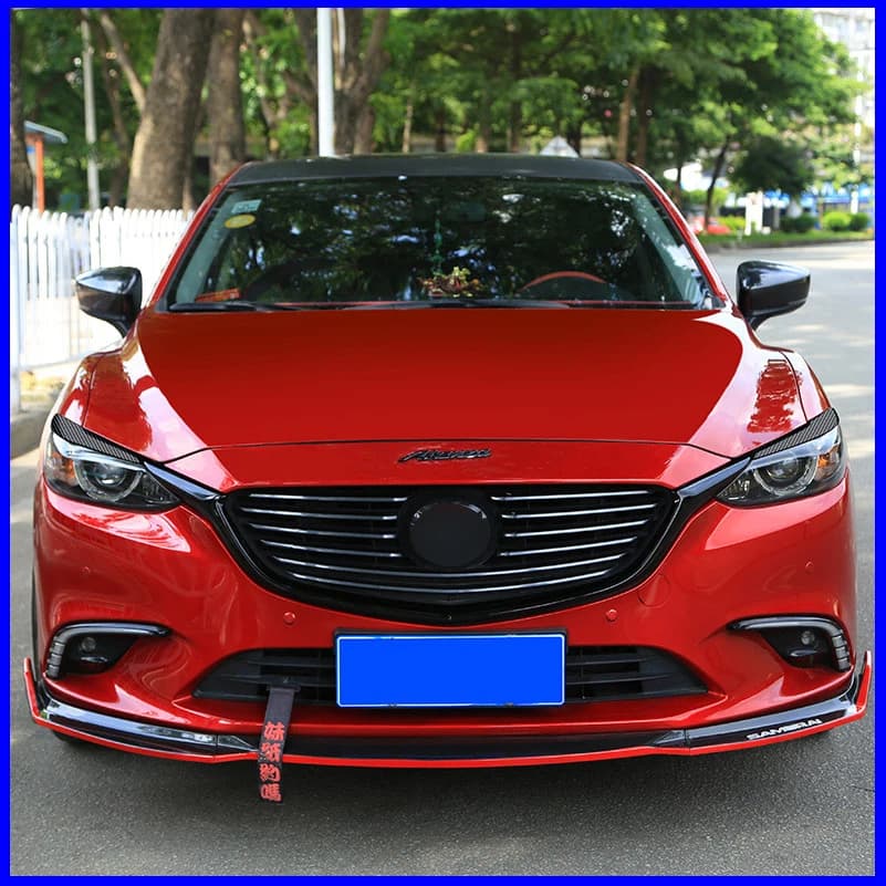 Car styling For Mazda 6 2016 2017 Headlight Eyelid Decorative Cover Sticker Trim Auto Parts Accessories