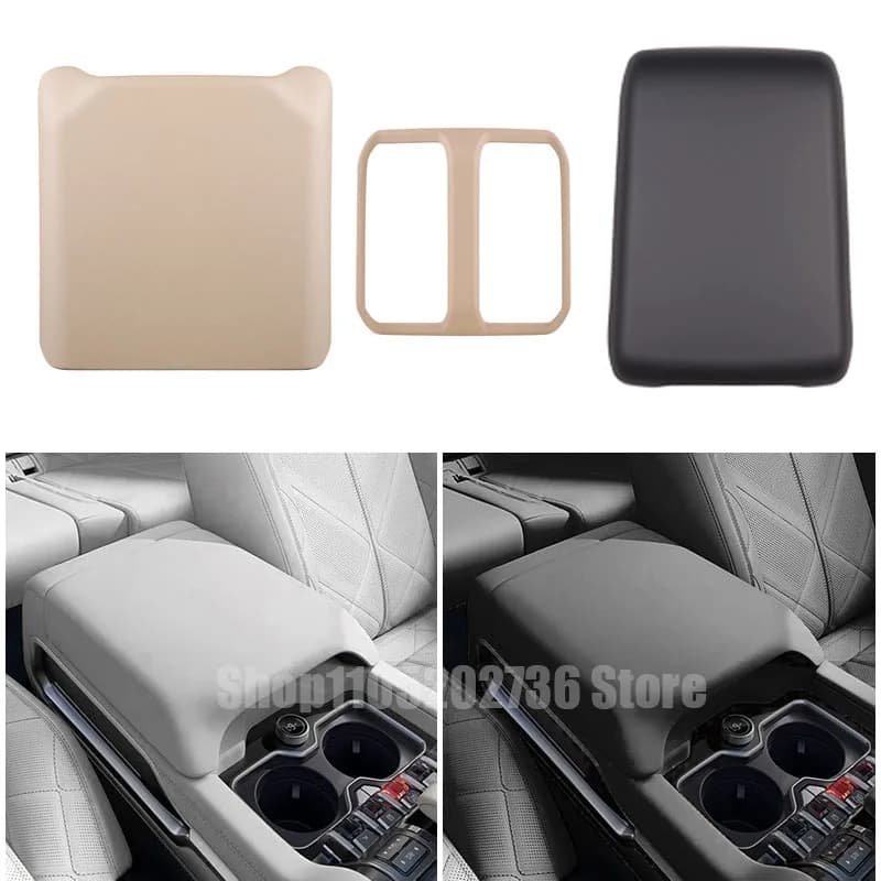 for BYD Formula Leopard 8 Rear Screen Protection Cover PU Leather Armrest Box Lid Sheath Shell Cover