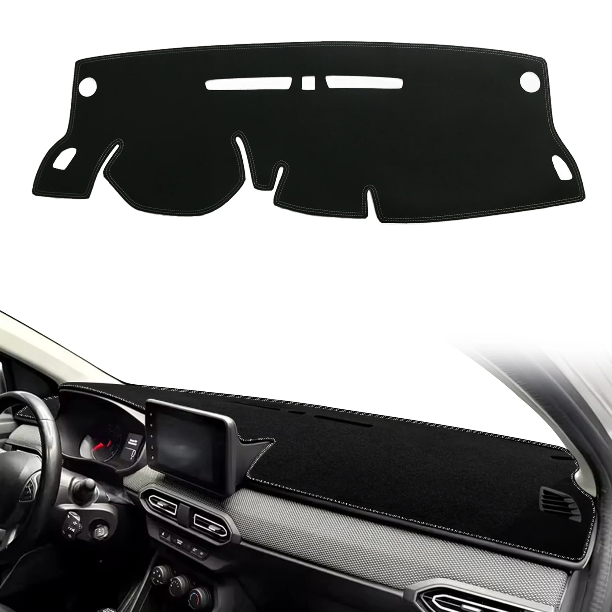 for Dacia Jogger 2026 2025 2024-2021 Anti-Glare Dashmat Dashboard Cover Dash Mat Sun Block Anti-UV Non-Slip Car Protector Mat