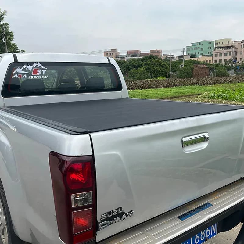 4X4 Car Accessories Pickup Truck Hard Roll-Up Bed Cover For  F150 Accessories