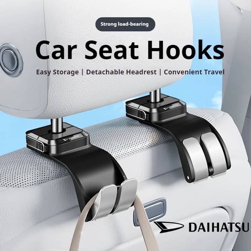 Car Seat Back Hook For Daihatsu Sirion 2 Terios Sirion 2 Ipsum Car Seat Headrest Hooks Hanger Storage Organizer Accessories