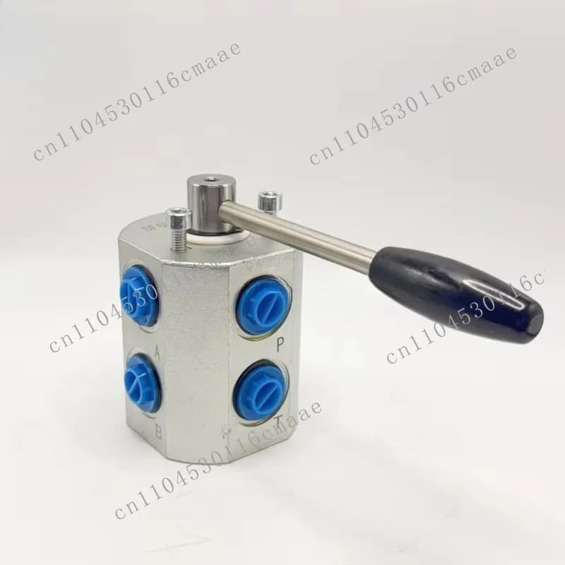 DF 6A G3/8 40 L/min 6 Way Zinc-plated Steel Hydraulic Diverter Valve Flow Control