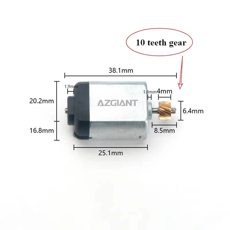 AZGIANT 1000589881 Car Fuel Filler Cap Actuator Motor for Jeep Grand Cherokee 2014-2021 12V DC E23 9W3532 OEM auto repair tool