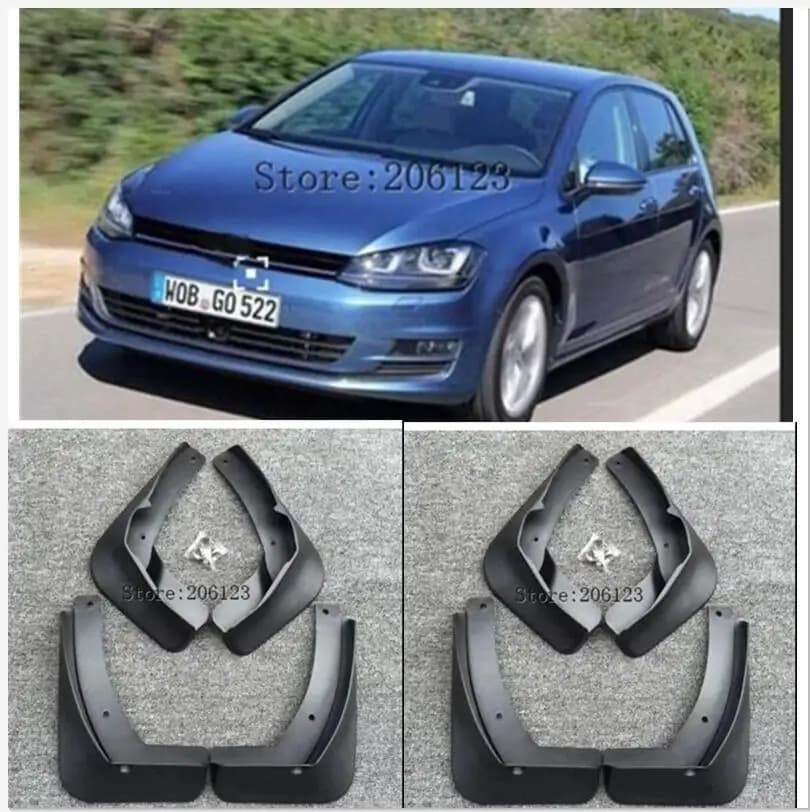 Mud Flaps For Volkswagen VW Golf 7 Mk7 VII 2013 2014 2015 2016 Mudflaps Splash Guards Front Rear Mud Flap Mudguards