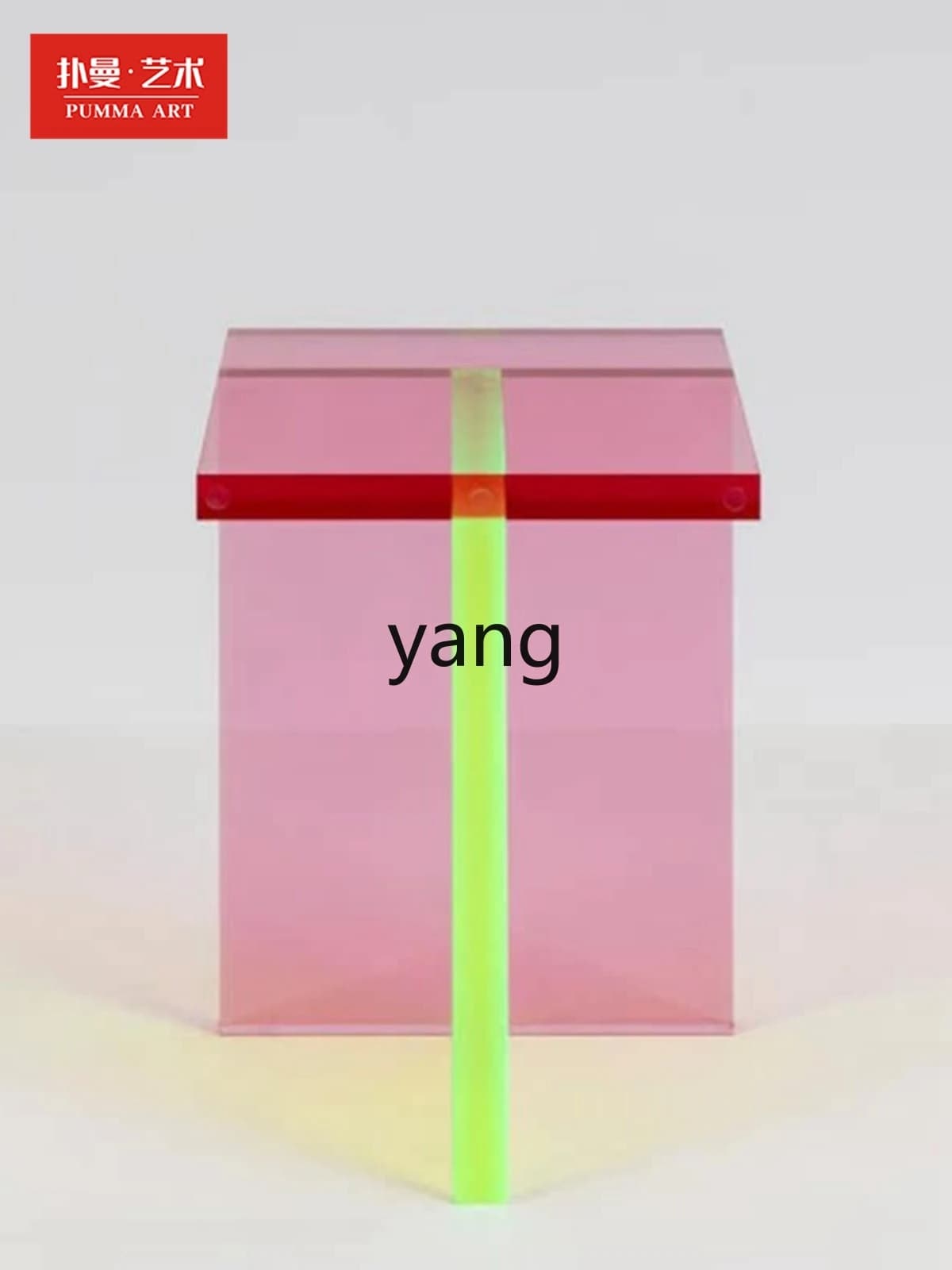 LTT color acrylic transparent corner few living room sofa few tea