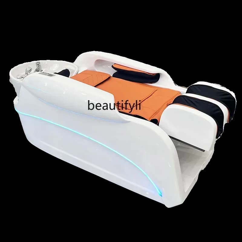 X  0R Automatic Intelligent Electric Massage Shampoo Bed for Hair Salon Water Circulation Fumigation Head Therapy Multifunctiona