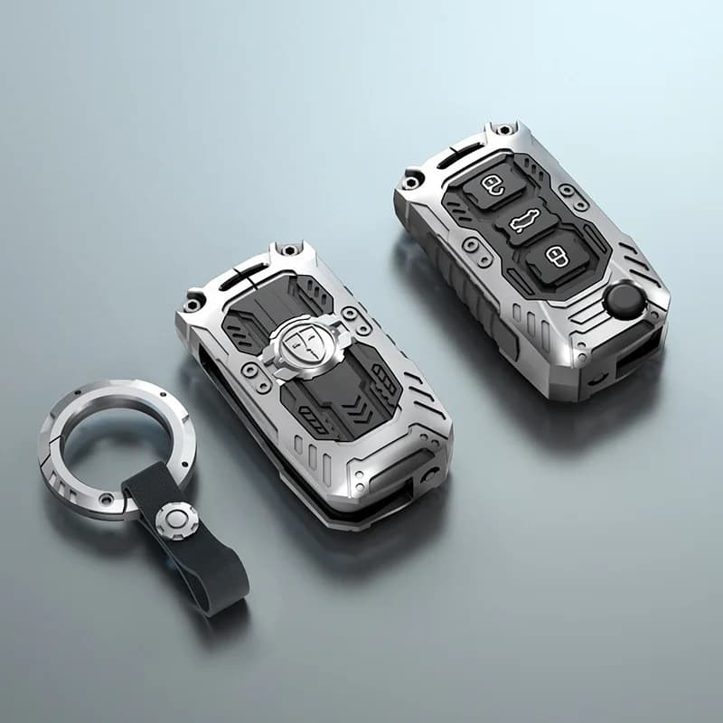 Alloy For Volkswagen VW Golf 7 Gti Mk7 R Touran Skoda Octavia 3 Superb Karoq Kodiaq Seat Leon Mk3 Ateca TPU Car Key Case Cover