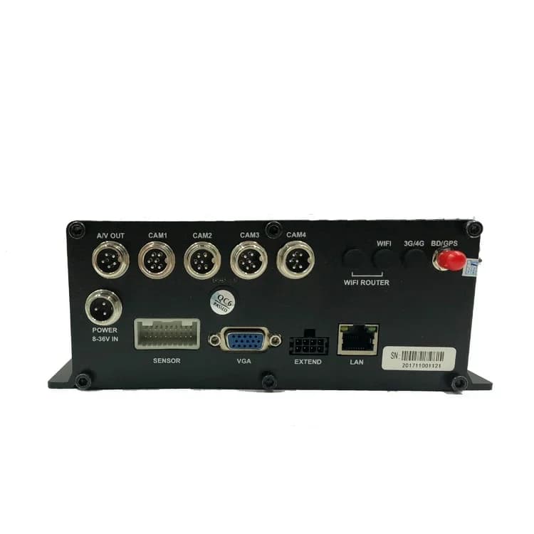 4CH 1080P HDD Full HD Car Blackbox DVR Vehicle School Bus Truck 4G Mobile NVR For Bus Installation