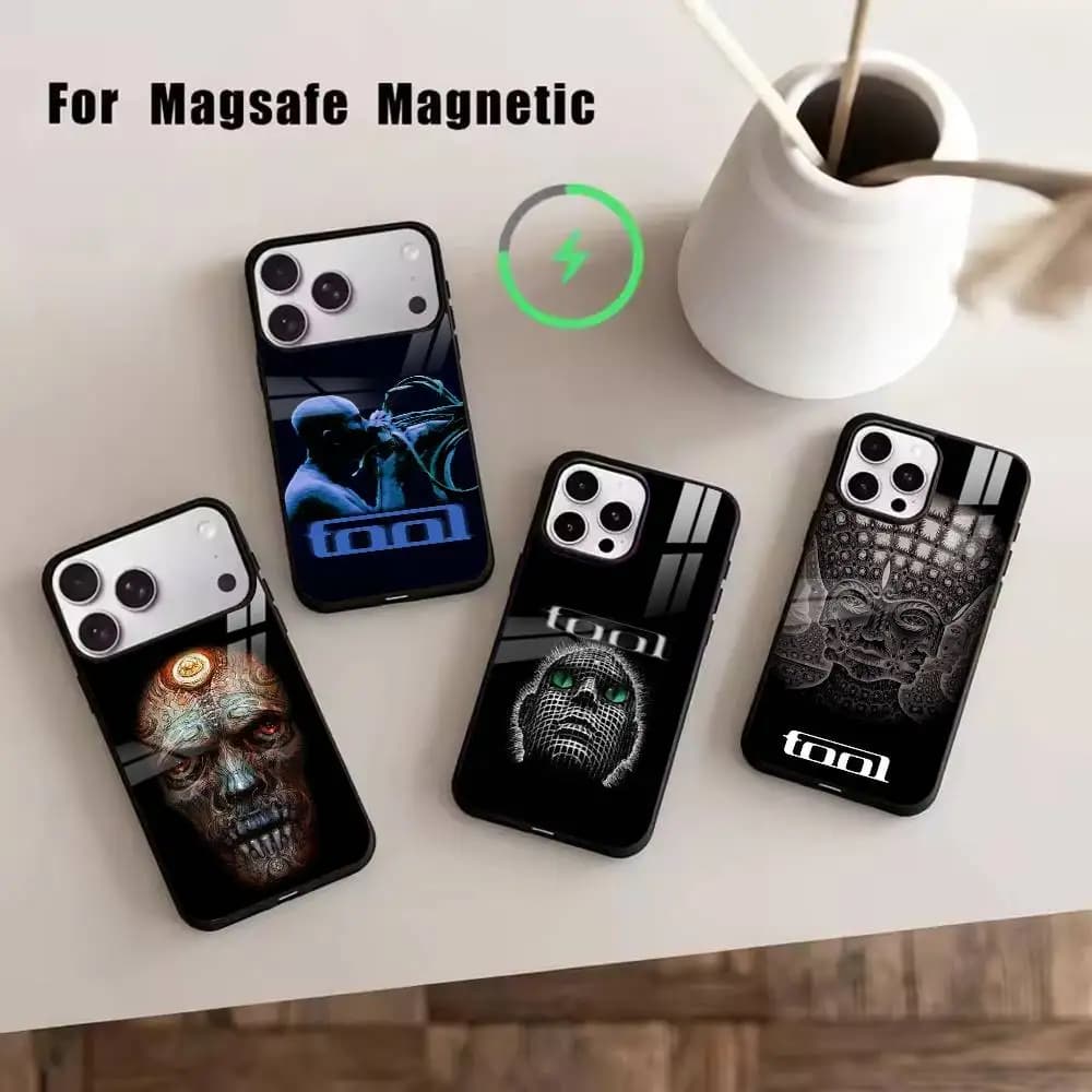 Music TBR-Tool Band Rock  Phone Case For iPhone17,16,15,14,13,12,11 Plus,Pro Magnetic For Magsafe Wireless Charging