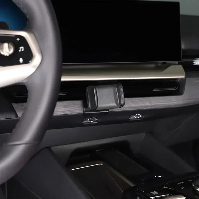 For BMW 5 Series G60 2024-25 Car Central Control Air Outlet Mobile Phone Holder GPS Navigation Bracket Interior Car Accessories