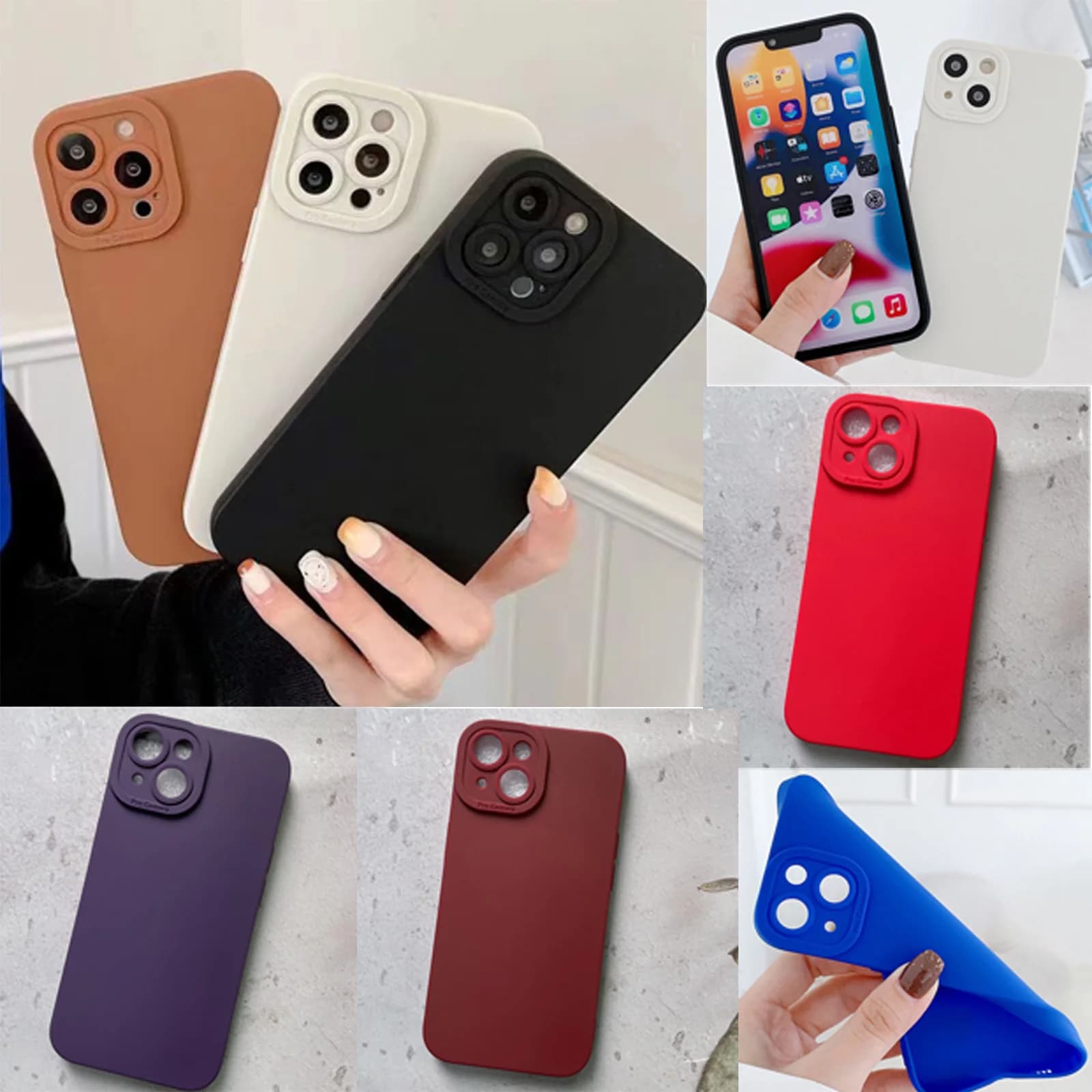 Shockproof Case For Samsung Galaxy S25 Ultra S24 Plus S23 S22 S21 S20 S10 S9 S8 S25 FE New Phone Cover Matte TPU Shell Skins New