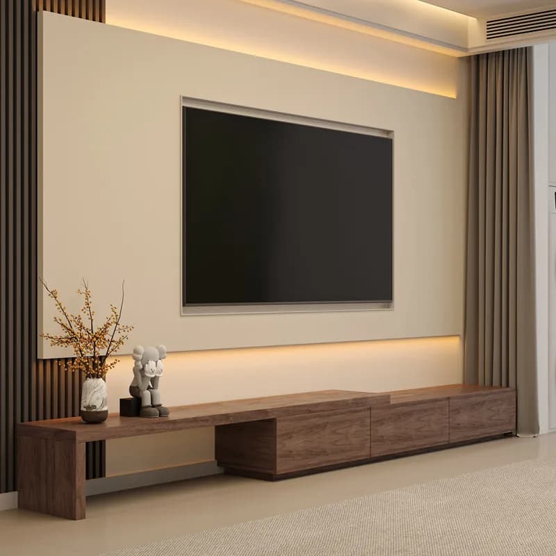 Design Adjustable Modern TV 85 Inch Holder Storage Wheels Living Room TV Stand Nordic Designer Fernsehen Tisch Furniture