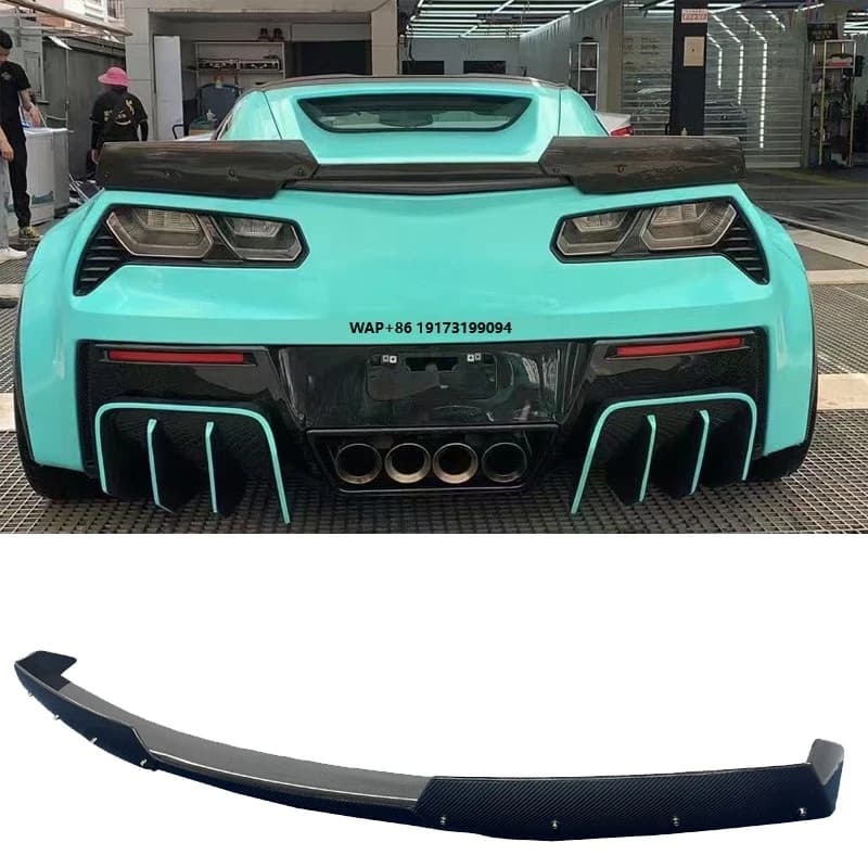 For the Corvette C7 Modified Carbon Fiber Tail Forge Carbon C7 Spoiler