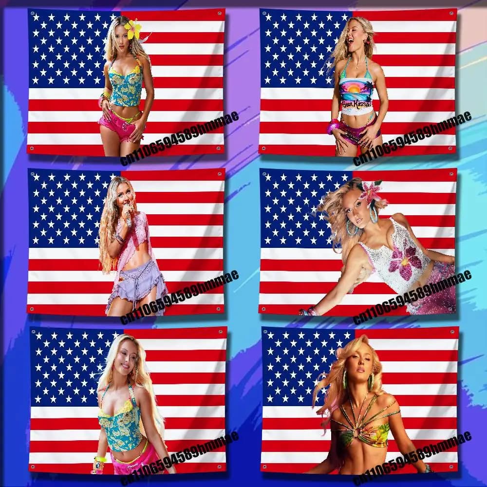For Zara Larsson Midnight Sun Girls Trip Flag 150*200cm 60*110cm 80*120cm 100*150cm 50*70cm Outdoor Wall Banner Tapestry Cover