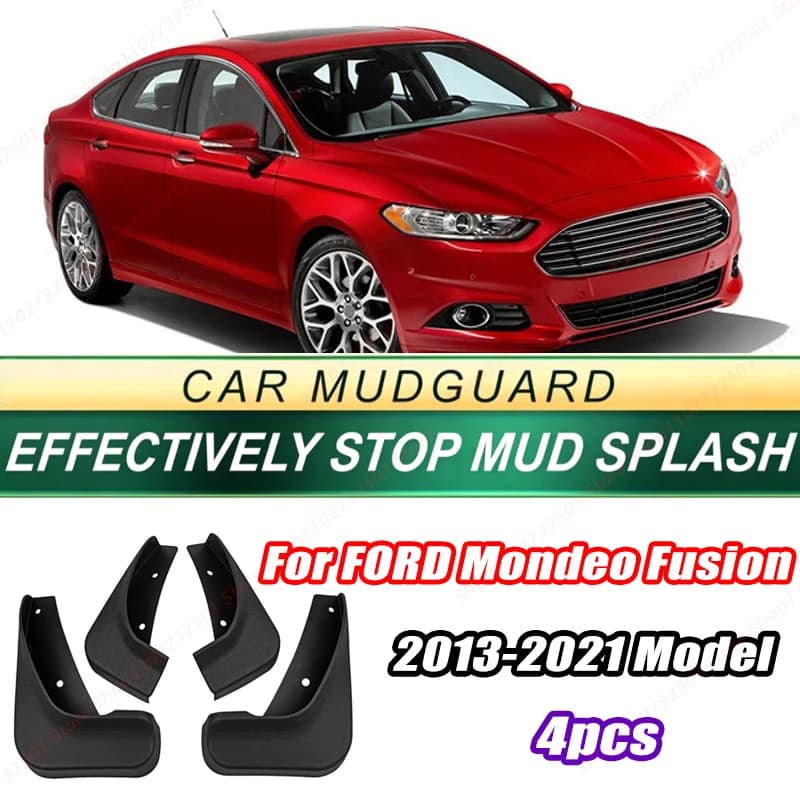 For FORD Mondeo Fusion 2013-2021 Model 4PCS Front Rear Mud Flaps Splash Guards Fender Mudguards Auto Accessories