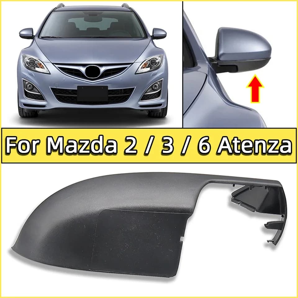 Car Wing Rearview Mirror Lower Cover Cap Lower Shell For Mazda 2 Demio DE 2007-2014 For Mazda 3 Axela BL 6  Atenza GH 2007-2013