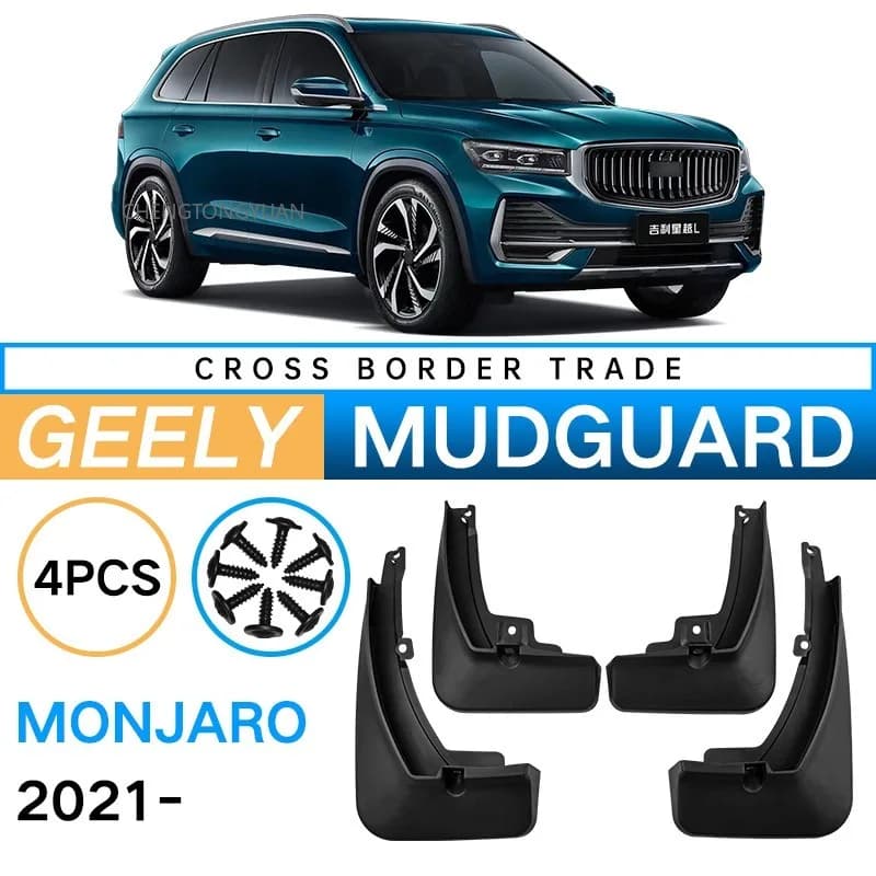 Mudguards FOR Geely Xingyue L Monjaro 2021-2026 Auto Mud Flaps Exterior Styling Accessory ABS Plastic Anti Splash Mudguards