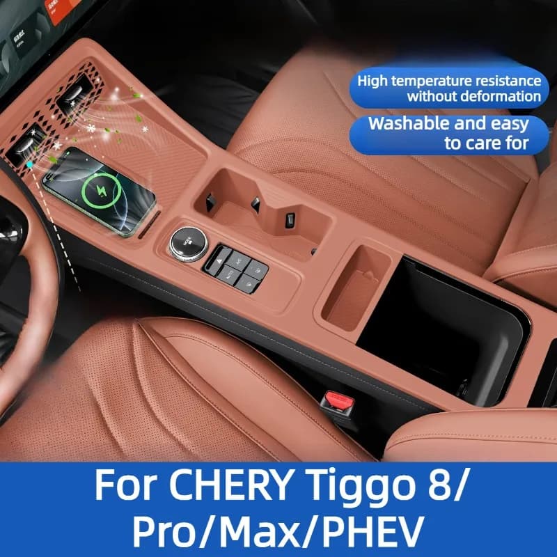 Central Control Silicone Pad For CHERY Tiggo 8 Accessories 2025-2026,Noise Reduction,Shock Absorption High Temperature Resistant