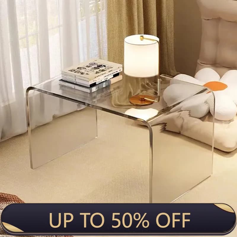 Modern Acrylic Coffee Tables Transparent Sofa Side Table For Living Room Minimalist Center Tables Design Tea Table Furniture