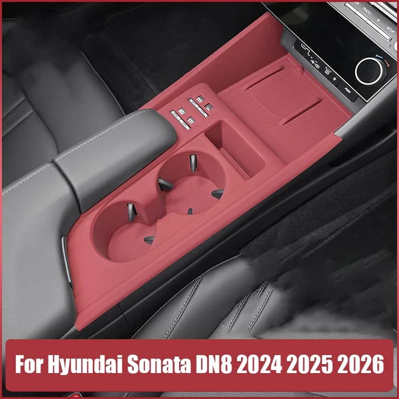For Hyundai Sonata DN8 2024 2025 2026 Silicone pad for central control gear shift panel protective pad for window lifting panel