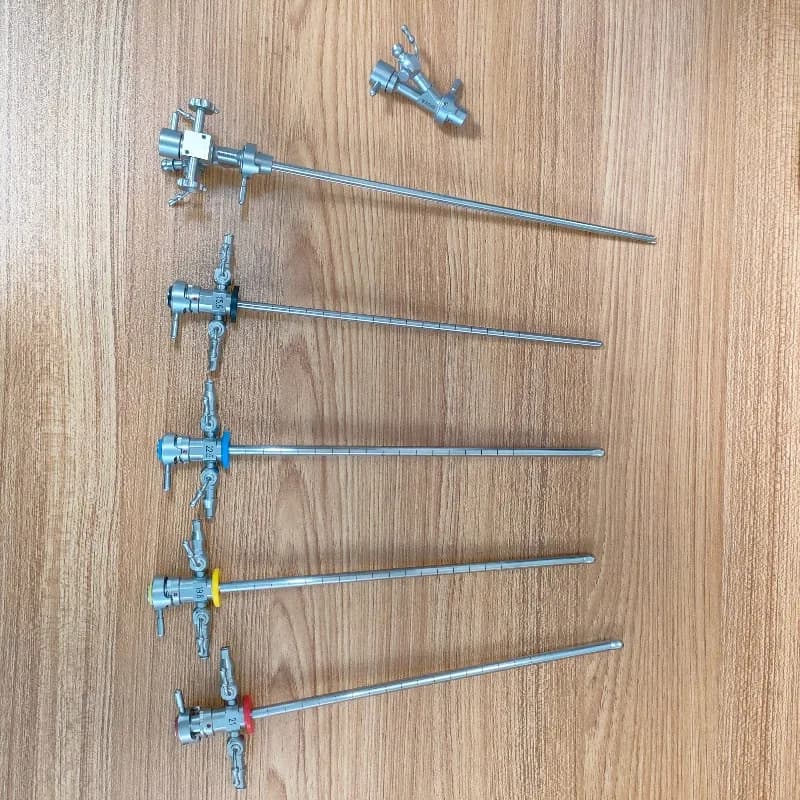 Urology  Instruments Rigid Cystoscope 4mm 30 Degree Set With  Bridge Double  Sheath And Obturator