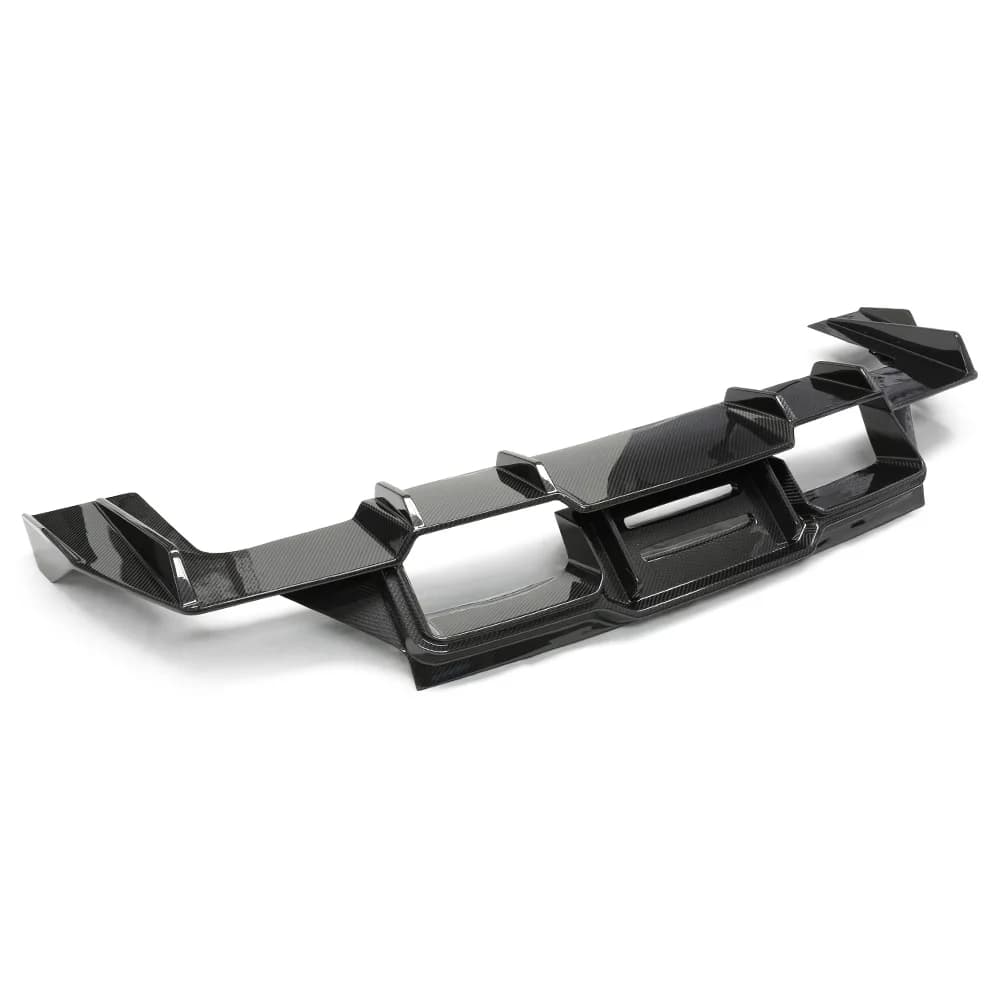 Good Fitment 100% Dry Carbon Fiber V Style Rear Diffuser for  G87 M2 Coupe 2023+ Rear Bumper Diffusercustom