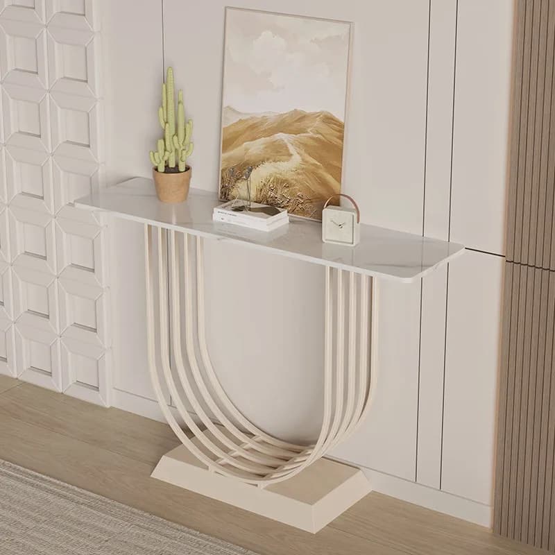 light luxury console table modern simple Italian corridor entrance table designer creative mobili ingresso interior furniture