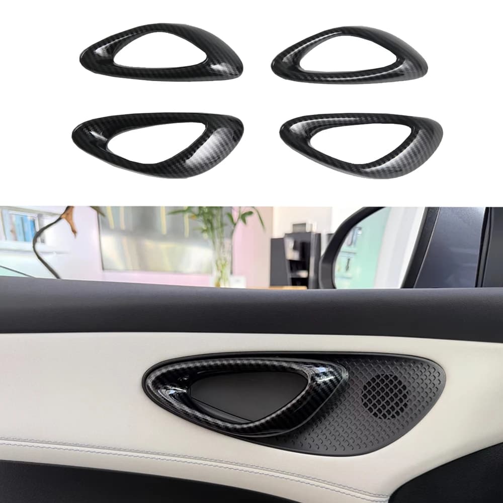 For BYD Seal 5 DM-i 2025 2026 Car Inner Door Handle Cover Accessories Interior Modification Auto Styling Trim Stickers 4PCS