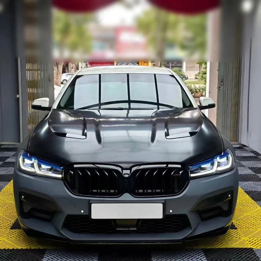 For  5 Series F10 2010-2017 Upgrade to Racing F90 M5CS Style Front Rear Bumper Assembly Skirt Auto Facelift Refit Body Kit