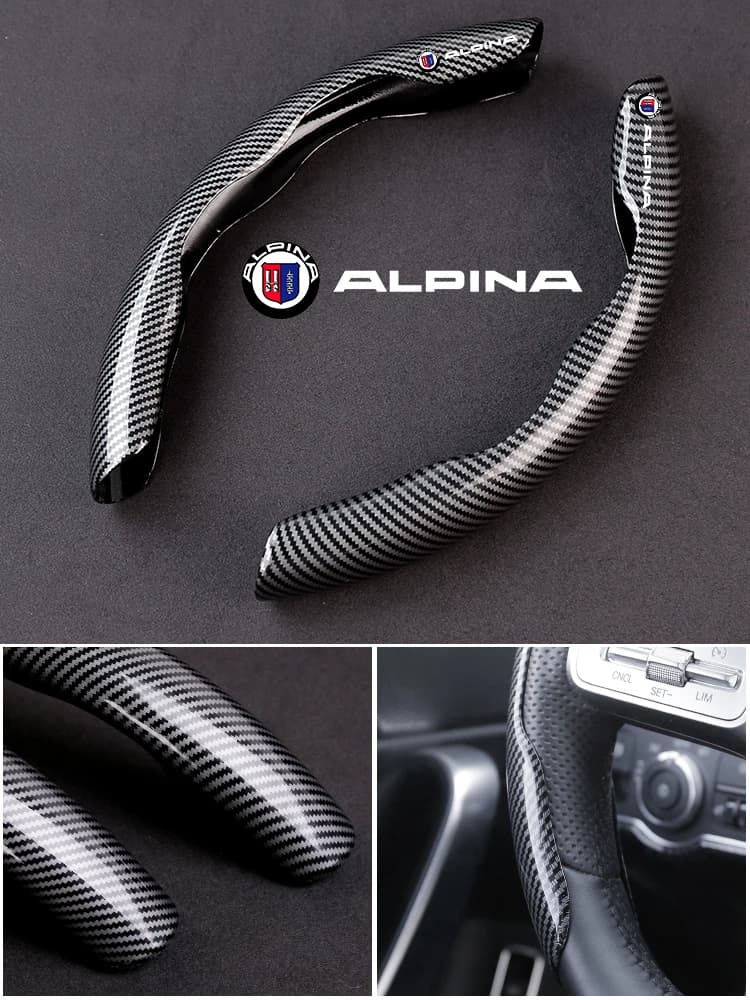 Cat Steering Wheel Cover For ALPINA B3 B4 B5 B7 B8 D3 D4 D5 XD3 XD4 XB7 B12 F20 G05 G10 G20 G30 G45 G60 G82 E46 E60 E72 E87 E92