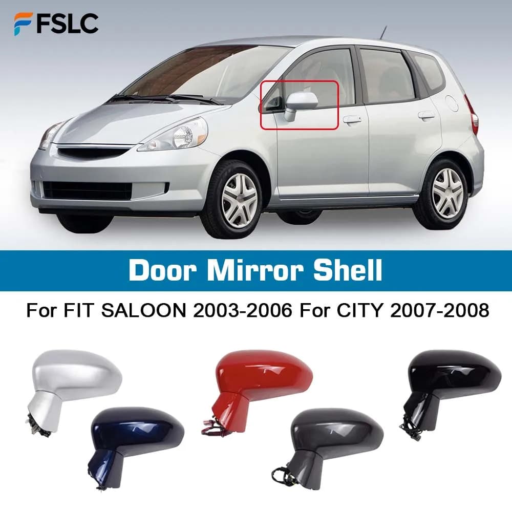 ⭐Genuine⭐ Accessories Exterior Side Rearview Mirror Assy For HONDA FIT JAZZ 2005-2008 For FIT SALOON 2003-2006 CITY 2007-2008