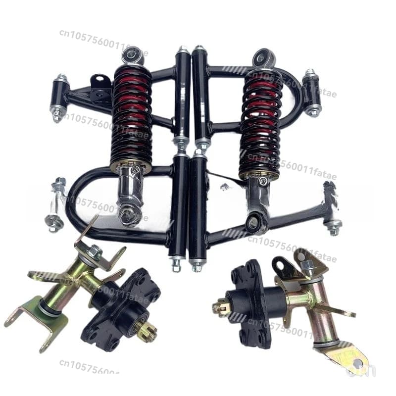 Modified Four-wheel Electric Kart Accessories Front Suspension, Beach Car Rocker Arm Shock Absorption Four Holes